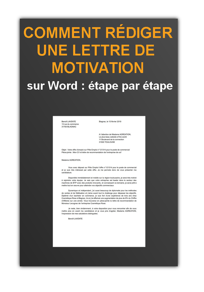 Comment rédiger une lettre de motivation étape par étape